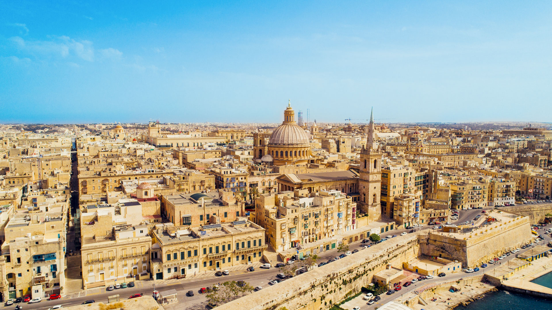 Hoofdstad Valletta van Malta is een van de bezienswaardigheden die je zeker niet mag missen!